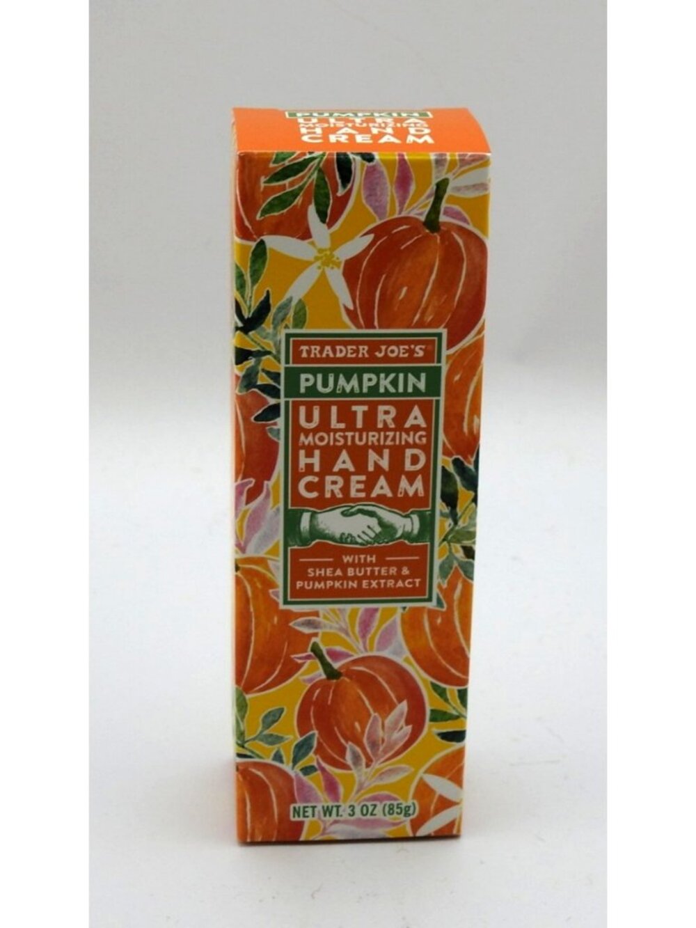 Trader Joe's 3 oz PUMPKIN Ultra Moisturizing Hand Cream Lotion Shea Butter New